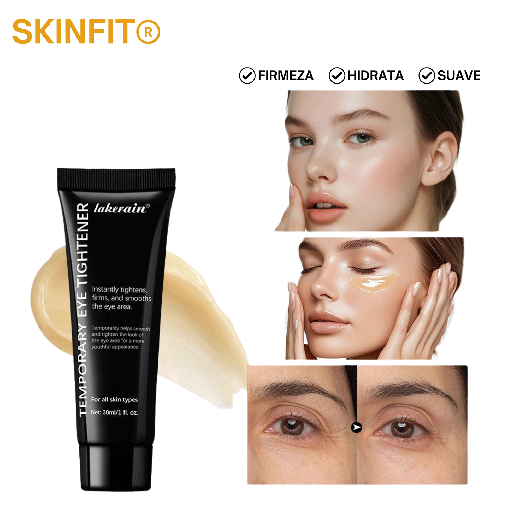 InstaLift - Crema Reductora de Bolsas y Ojeras de Efecto Instantáneo